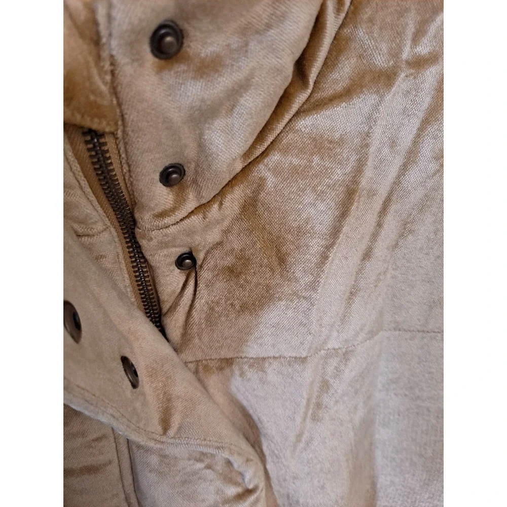 Lou & Grey Gold Quilted‎ Insulated Jacket Size Large